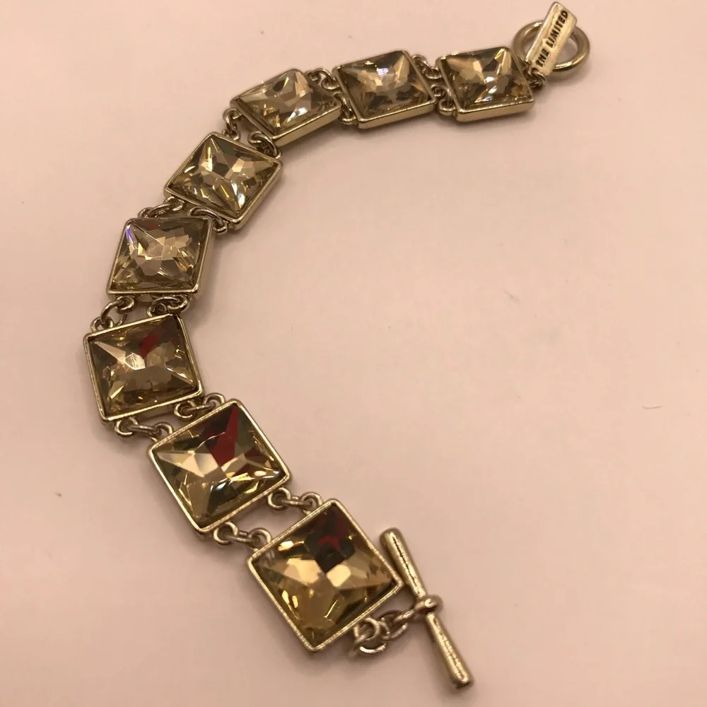 The Limited Gold-Tone & Faceted Crystal Bracelet - Picture 8 of 8